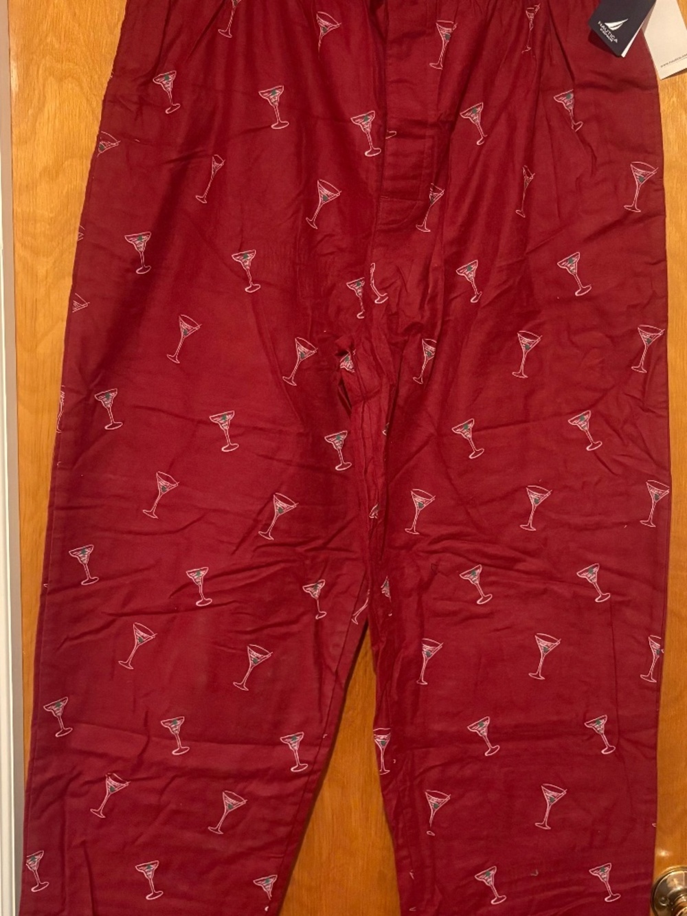Nautica lounge pants with martini glass print